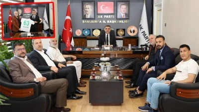 Şanlıurfaspor’dan AK Parti İl Başkanlığı’na Ziyaret