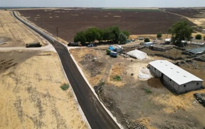 Siverek’te 6 Kilometrelik Grup Yolu Sathi Asfaltla Yenilendi