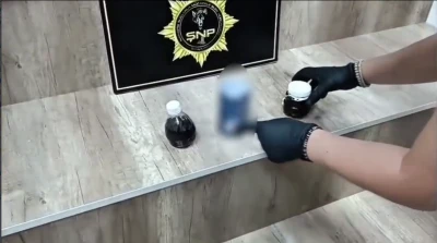 Siverek'te pet şişede gizlenmiş uyuşturucu ele ge&ccedil;irildi