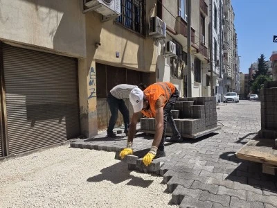 Siverek'te Şehmus Aydın Caddesi yenileniyor