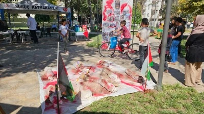 Suruç’ta Mevlid-i Nebi Haftasında Filistin’e Destek Standı
