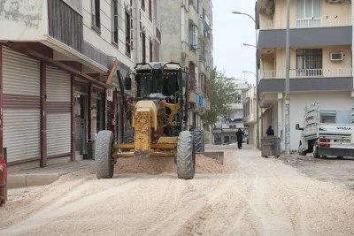 Tekye ve Selahaddin Eyyubi’de yollar yenileniyor