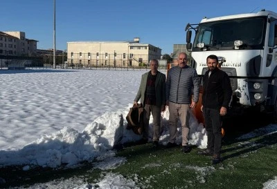 Viranşehir Belediyesi İl&ccedil;e Stadı&rsquo;nı Ma&ccedil;a Yetiştirdi