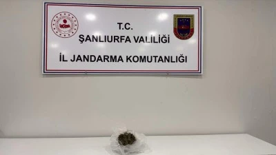 Viranşehir'de jandarmadan uyuşturucu operasyonu: 100 gram esrar ele ge&ccedil;irildi